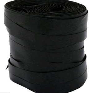Fitilho Plástico 0,5 Cm X 50 M - Preto